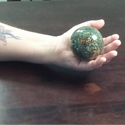 Malachite Orgonite Sphere - Image 3
