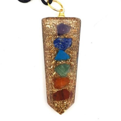 Chakra Flat Orgone Pendant