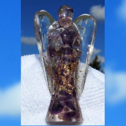 3 inch Amethyst Angel Orgone Generator