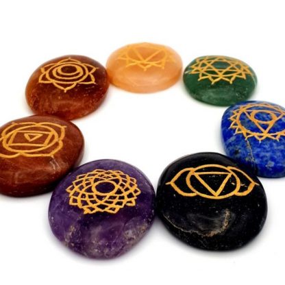 Chakra Crystal Spa Set