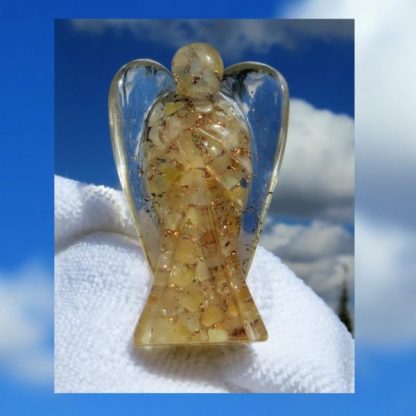 3 inch Yellow Aventurine Angel Orgone Generator