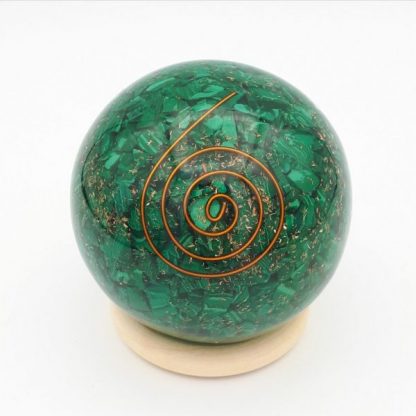 Malachite Orgonite Sphere