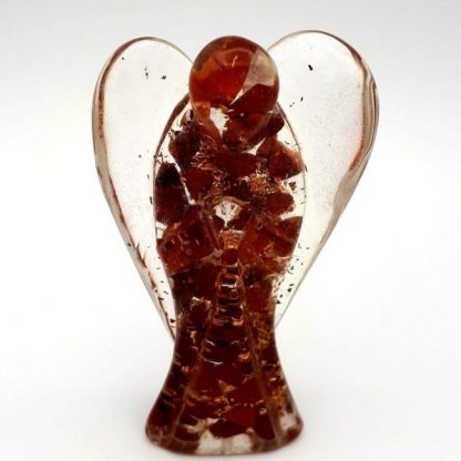 3 inch Red Jasper Angel Orgone Generator - Image 2