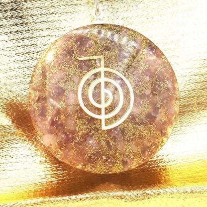 Focus Lepidolite Orgone Pendant - Image 2