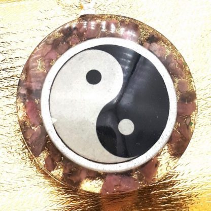 Harmony Rhodonite Orgone Pendant - Image 2