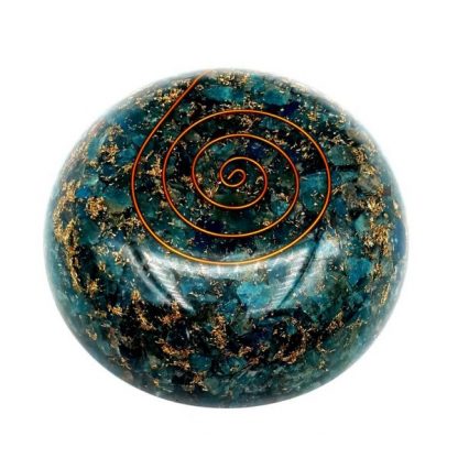 Aquamarine Zen Dome Palm & Body Orgonite - Image 2
