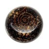 Hematite Zen Dome Palm & Body Orgonite