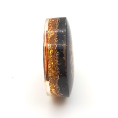 Shungite Power Disk with Citrine & Merkaba Symbol - Image 3